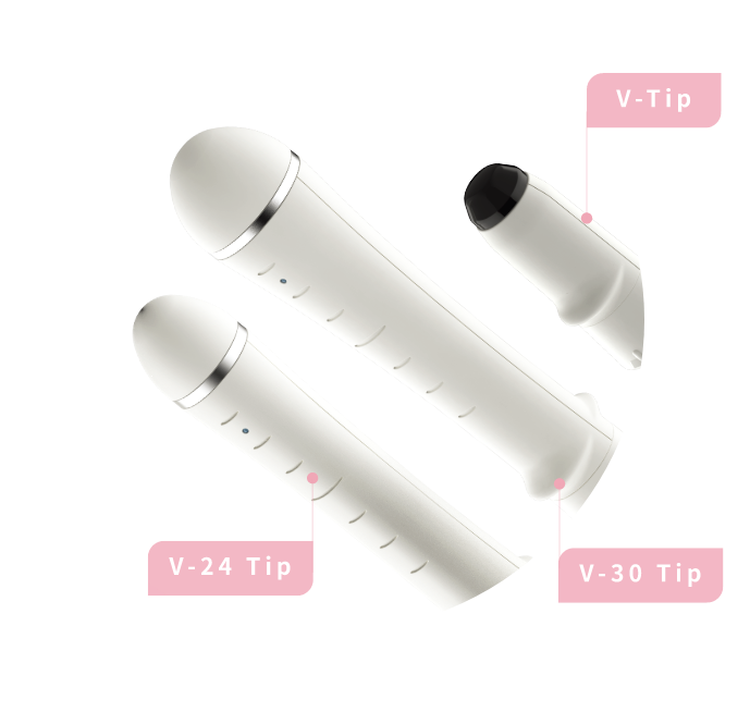 EXION™ EMFEMME 360® Equipped with 3 types of single-use applicators